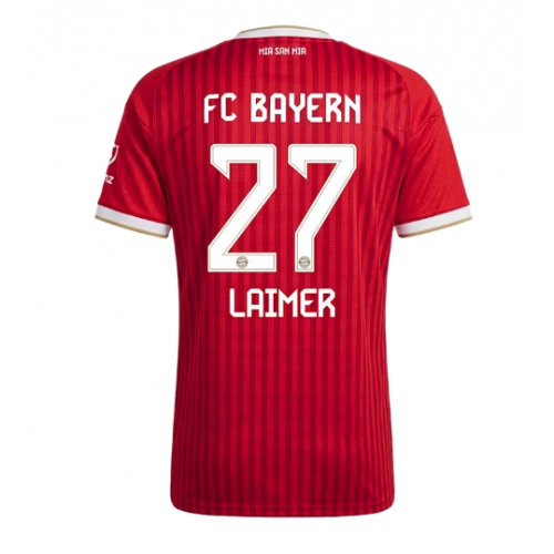 Billige Fotballdrakt Bayern Munich Konrad Laimer #27 Replika Hjemmedrakt Dame 2026-27 Kortermet Billige Fotballdrakt Bayern Munich Konrad Laimer #27 Replika Hjemmedrakt Dame 2026-27 Kortermet